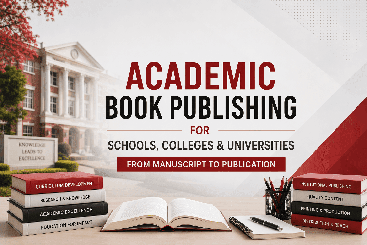 Academic book publishing for schools, colleges and universities
